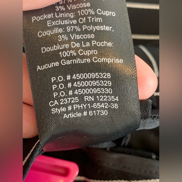 Aritzia Babaton Modesto Pant Trouser Black White Size 0 - Picture 4 of 5